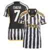 Maillot de Supporter Juventus 2023-24 Chiesa 7 Domicile Pour Femme